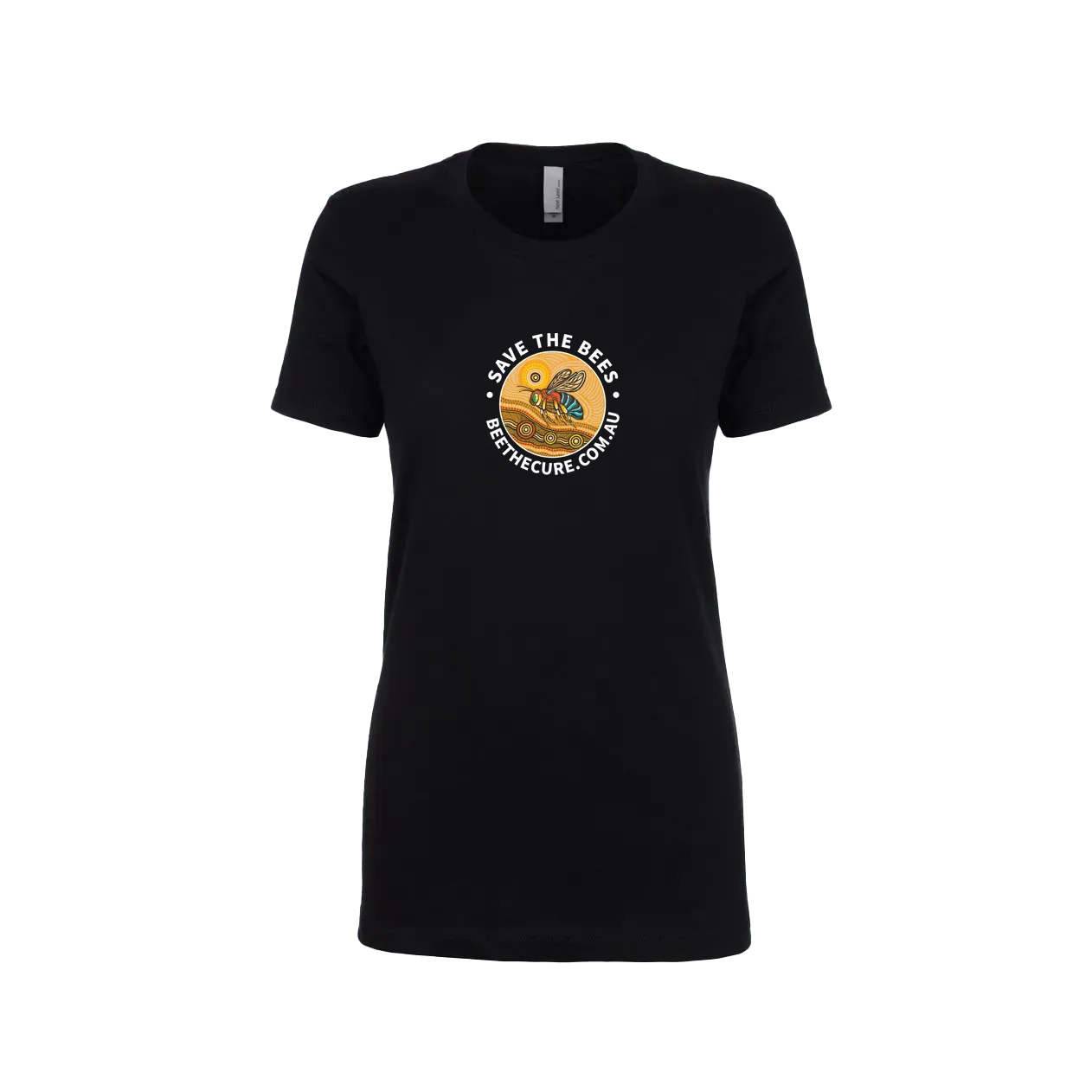 Black front flat lay