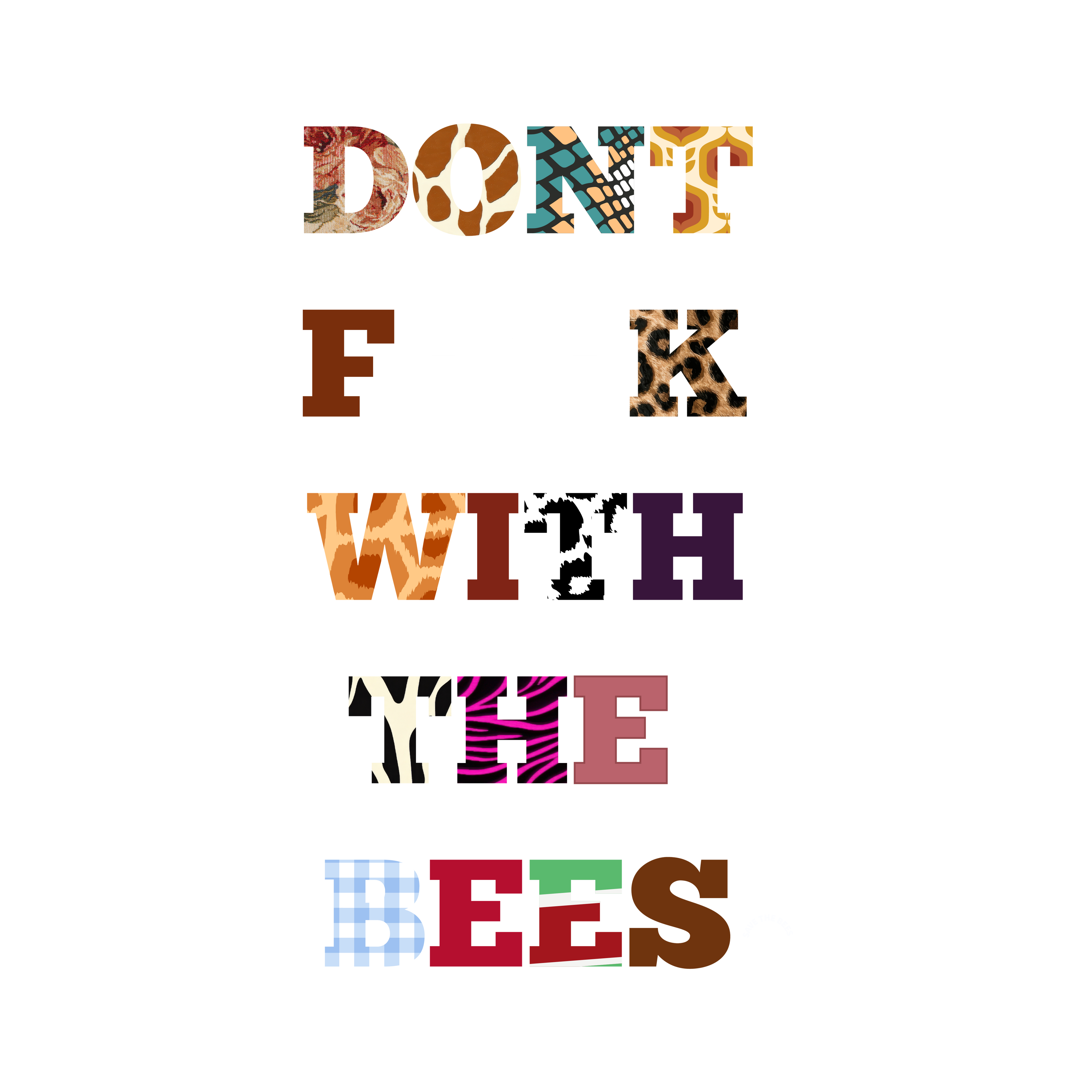 Don't F*@K with the Bees - Black T-Shirt | Womens