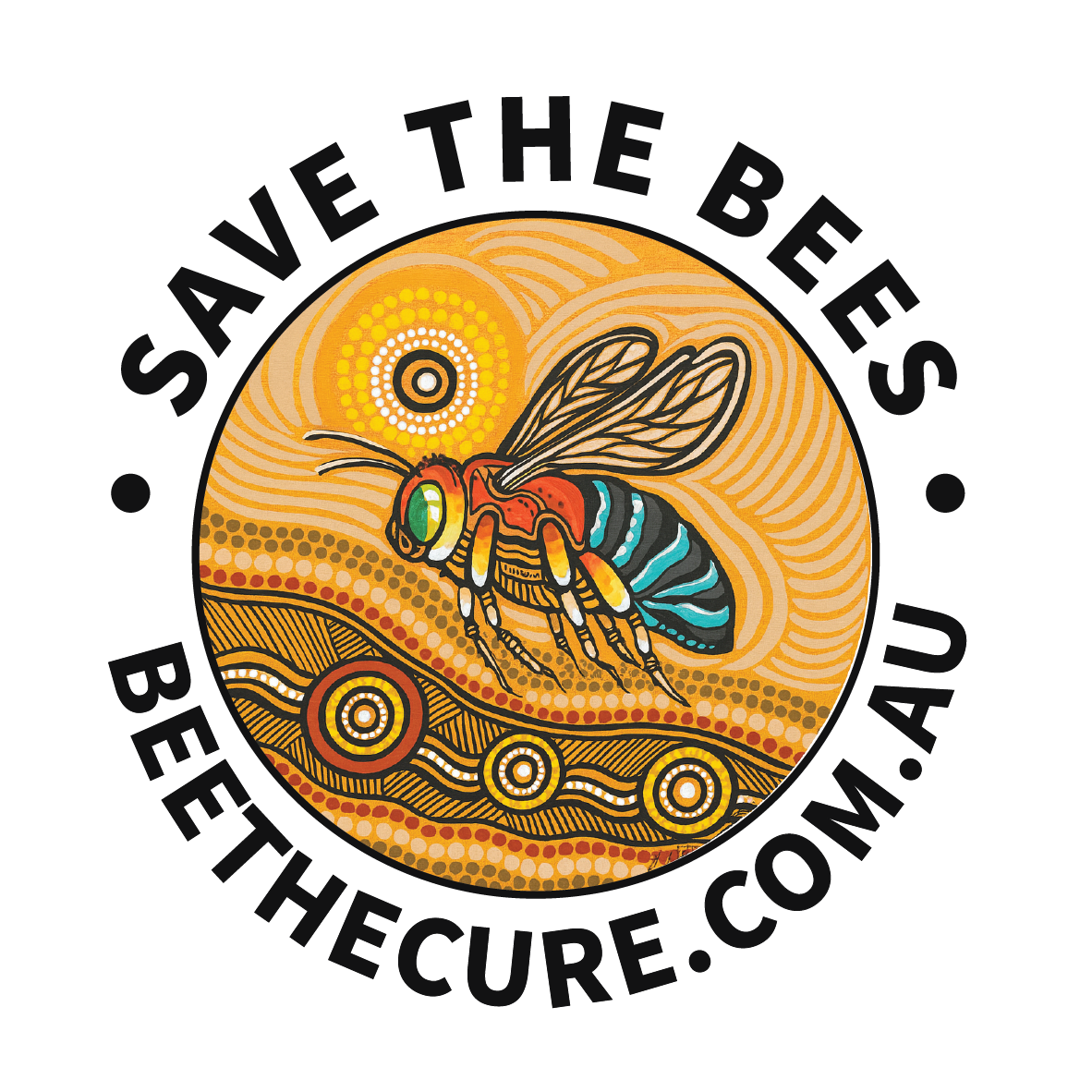 The Cure Tee – Save the Bees x Diwana Dreaming | White