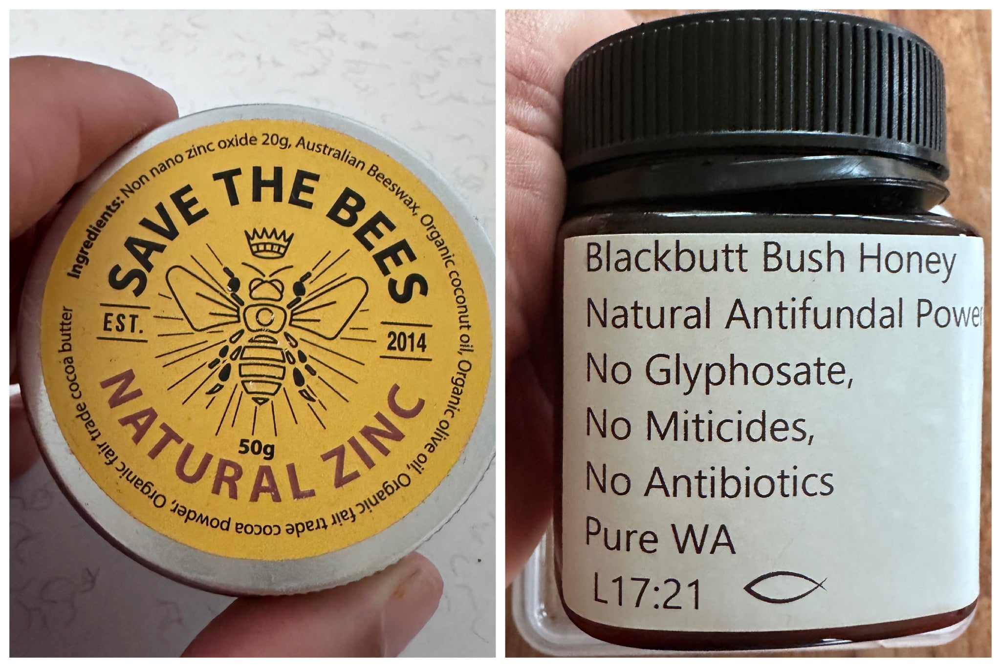 Honey & Zinc Combo pack | Save The Bees