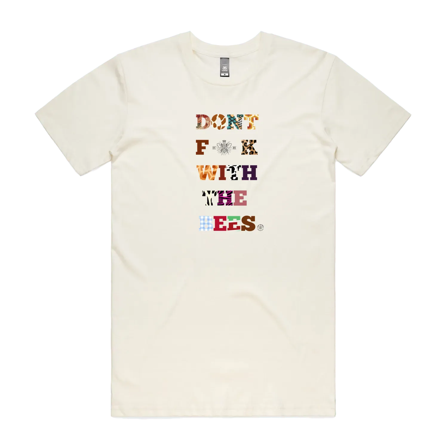 Don't F*@K with the Bees - T-Shirt | Unisex | White Beige or Red