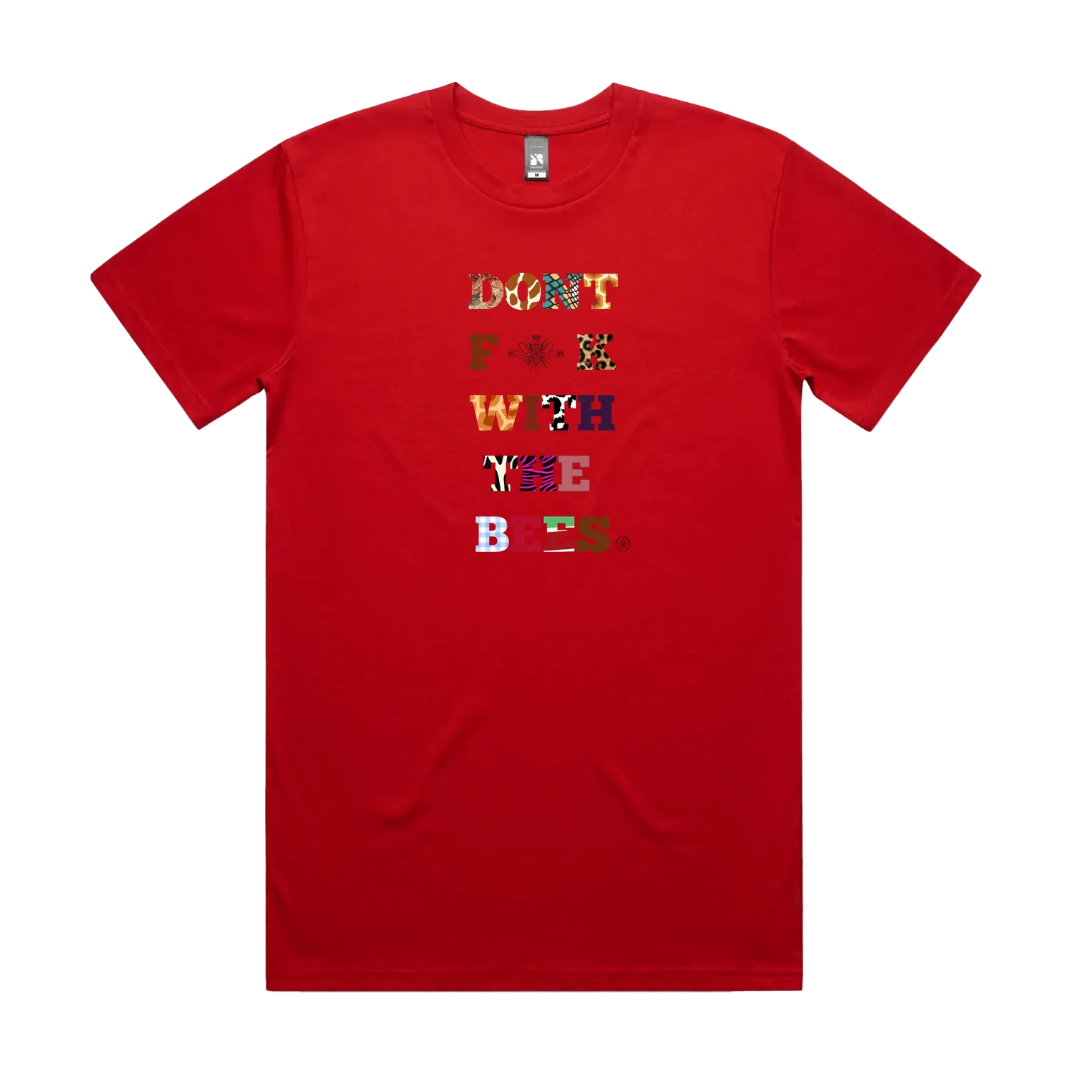 Don't F*@K with the Bees - T-Shirt | Unisex | White Beige or Red