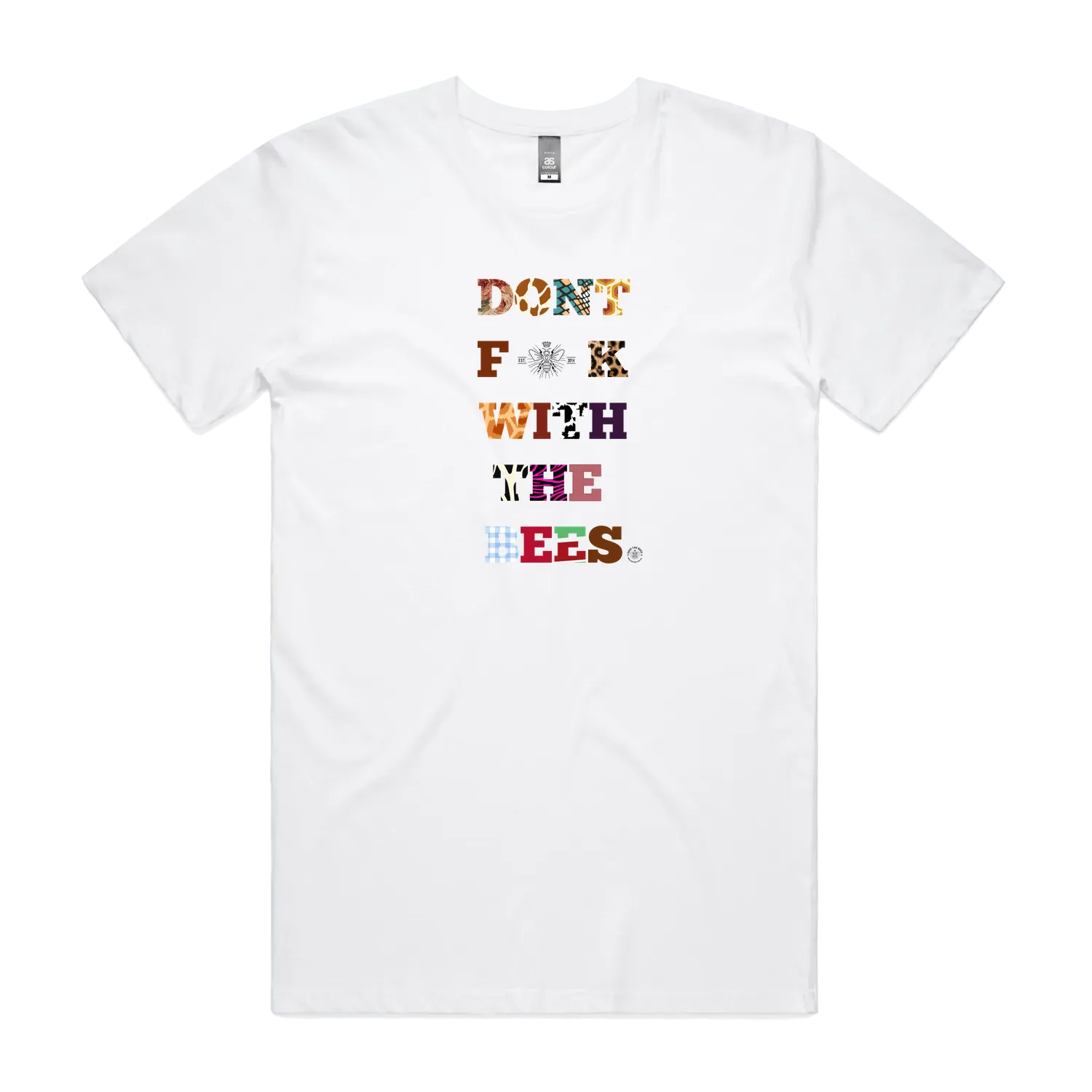 Don't F*@K with the Bees - T-Shirt | Unisex | White Beige or Red
